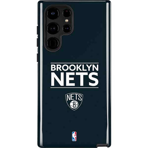 NBA Brooklyn Nets Standard - Black Galaxy S25 Ultra Impact Case